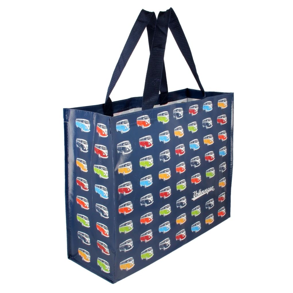 Volkswagen T1 Bus Shopper Bag - Bulliparade Blau