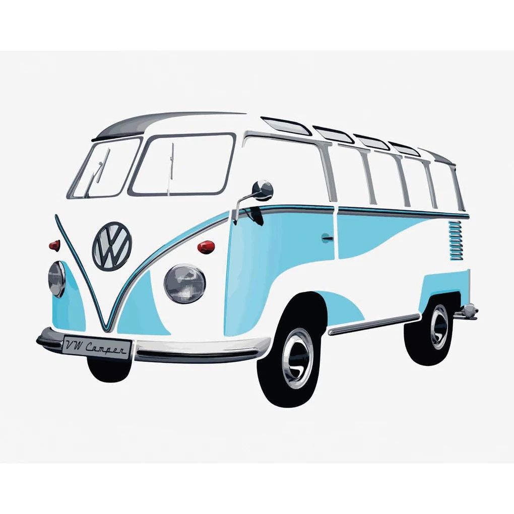 Volkswagen Bulli Wandtattoo