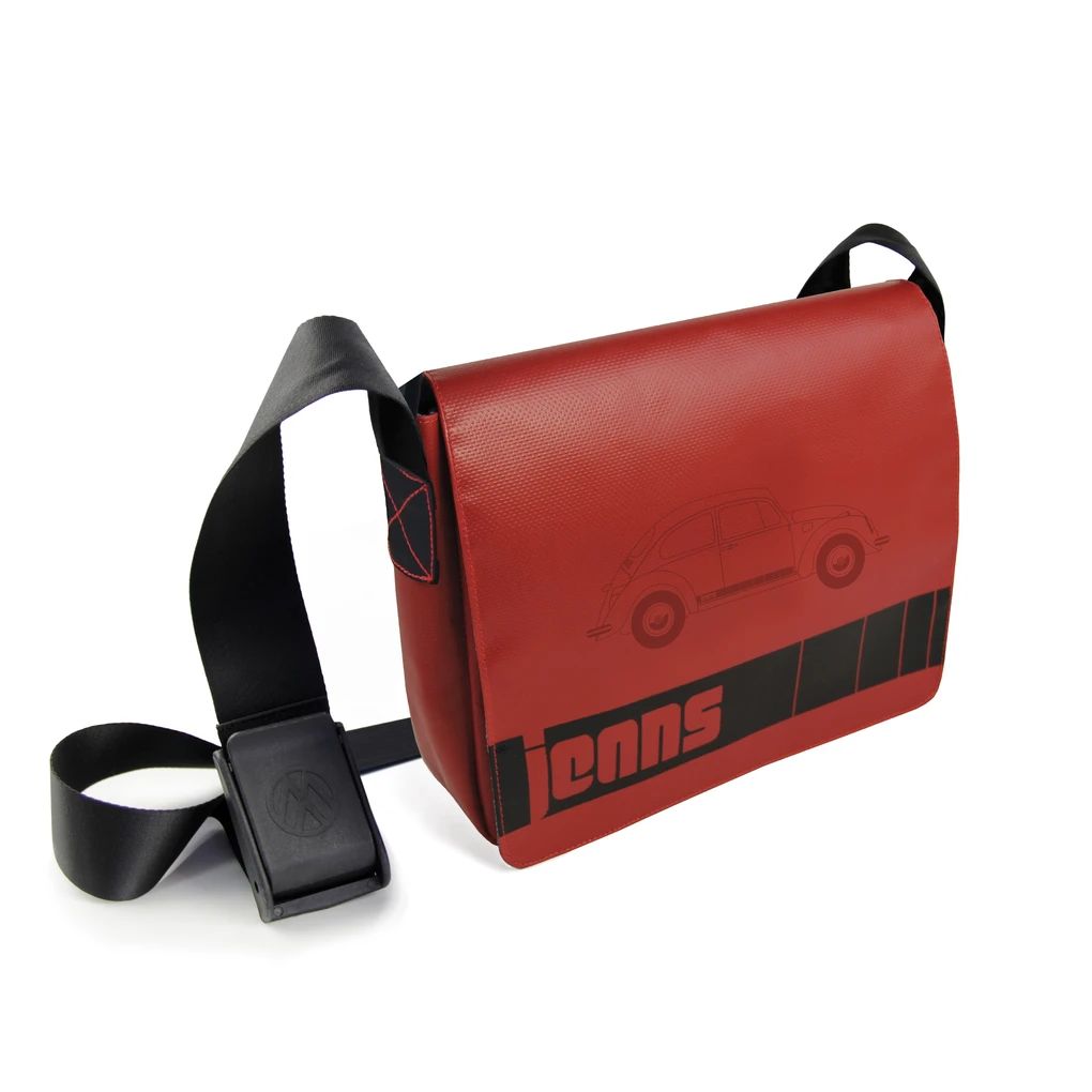 Volkswagen Käfer Schultertasche klein aus LKW-Plane