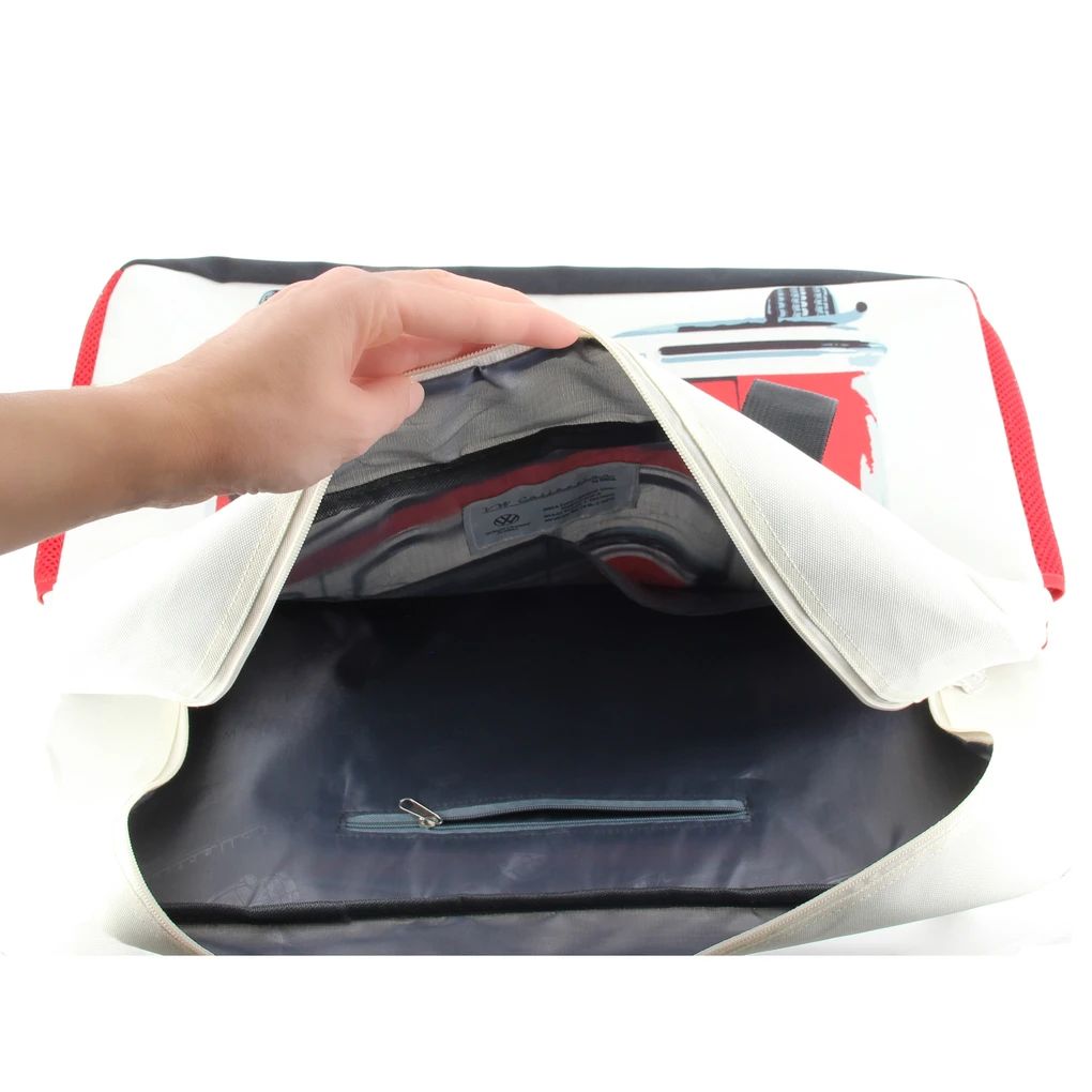 Volkswagen T1 Bus Strandtasche - Front & Heck/Rot