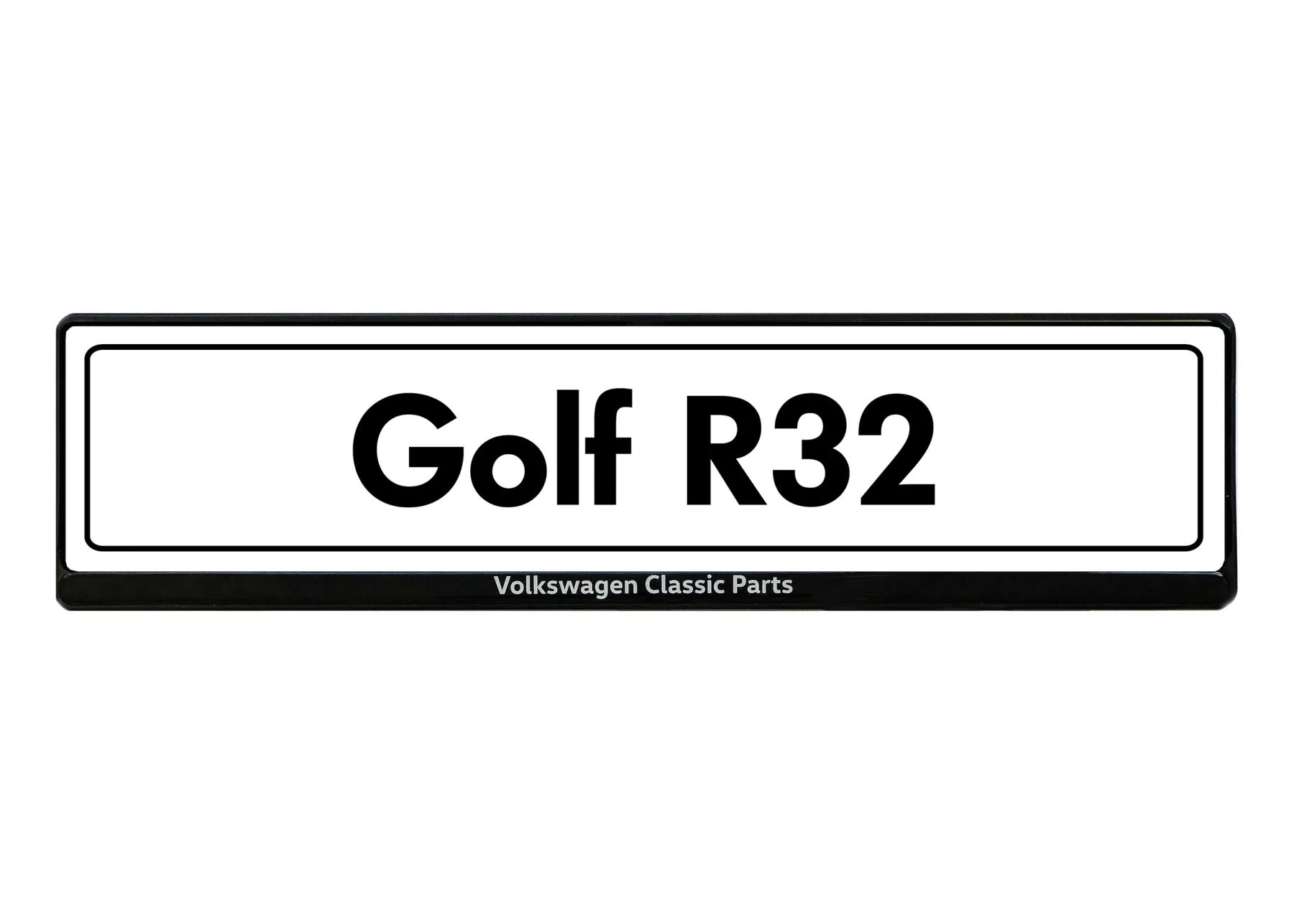 Volkswagen Classic Parts Showkennzeichen Golf R32