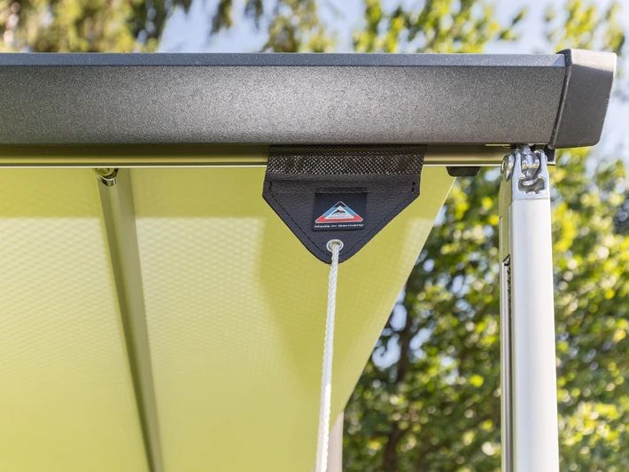 BRANDRUP® Markisenabspann-Set, mit 2 Leinen und Heringen, schwarz