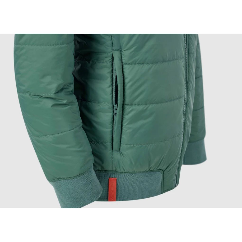 Volkswagen Herren-Wendejacke, petrol/hellgrau