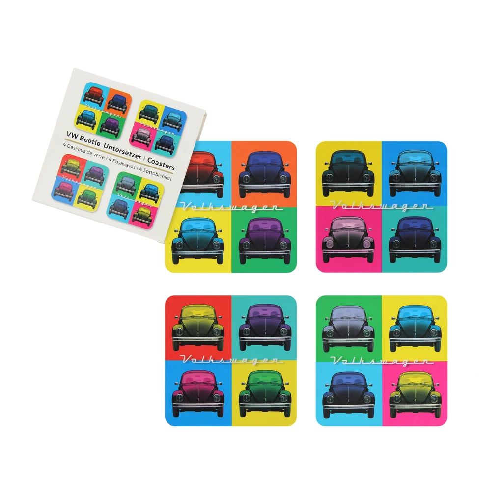 Volkswagen Käfer Untersetzer 4er Set