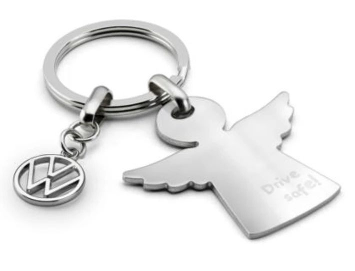 Volkswagen Schlüsselanhänger, Schutzengel, Heritage, silber