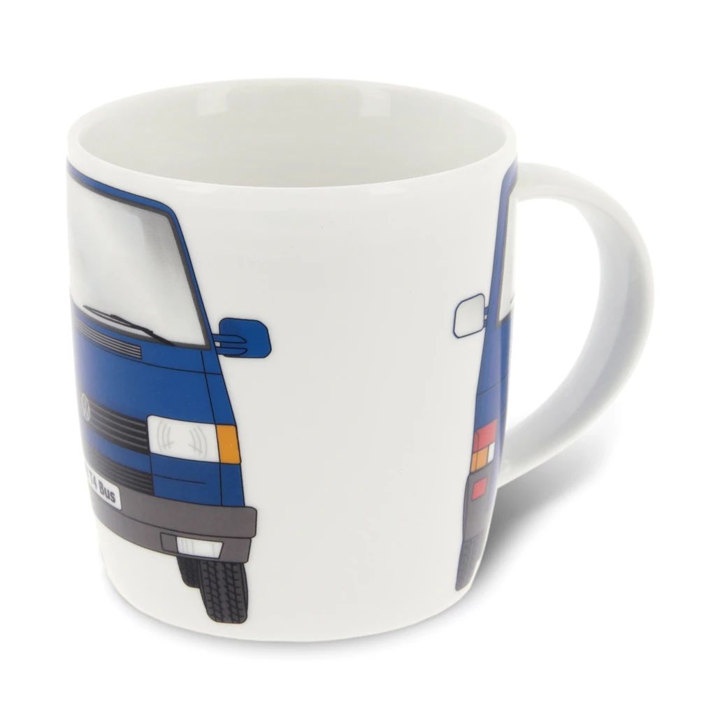 Volkswagen T4 Bus Kaffeetasse in Geschenkbox blau