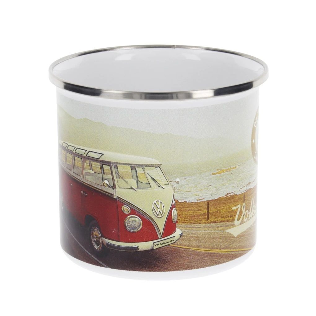 Volkswagen Bulli Emaille-Tasse