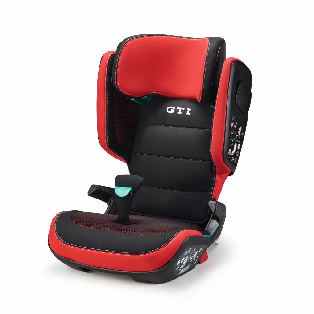 Volkswagen Original i-SIZE Kindersitz, GTI Kidfix, Kinder 3 1/2-12 Jahre/100-150cm,nach Norm R129