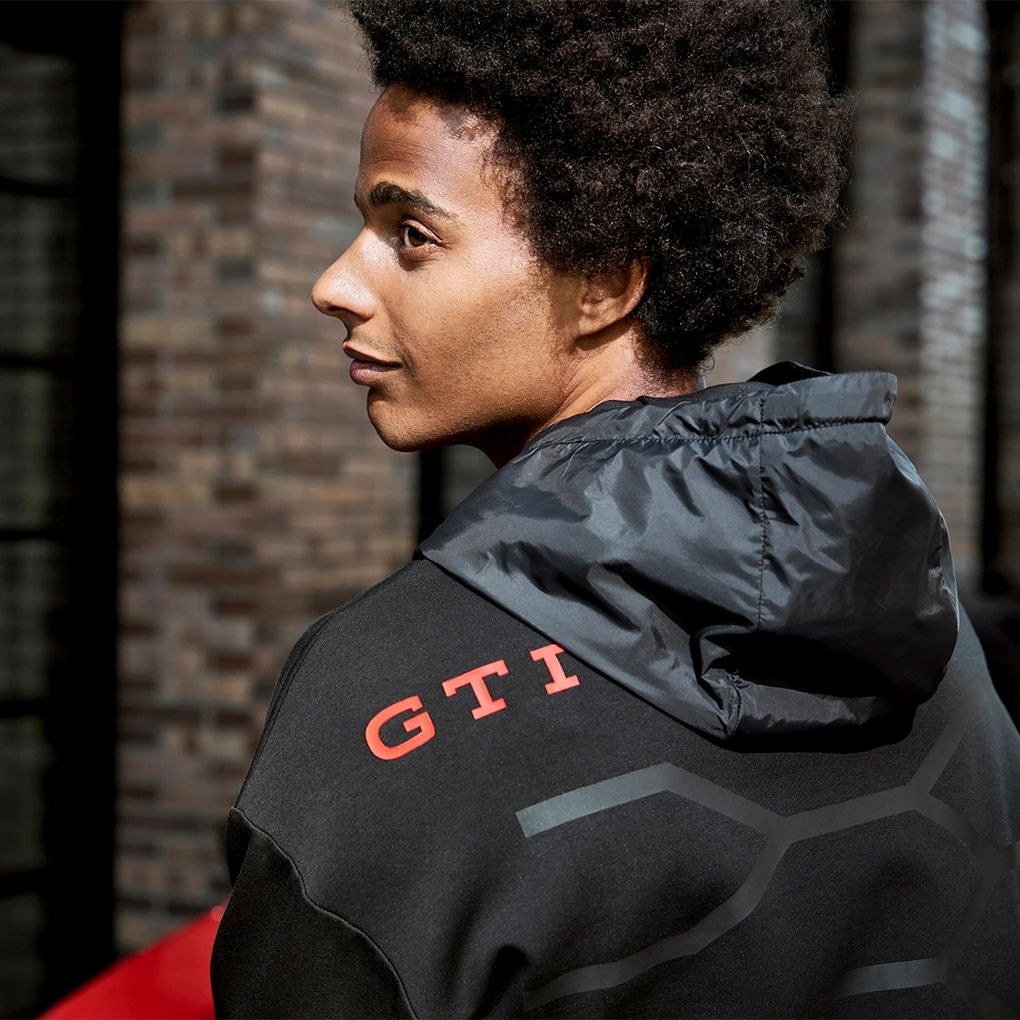 Volkswagen GTI Hoodie Waben Herren schwarz