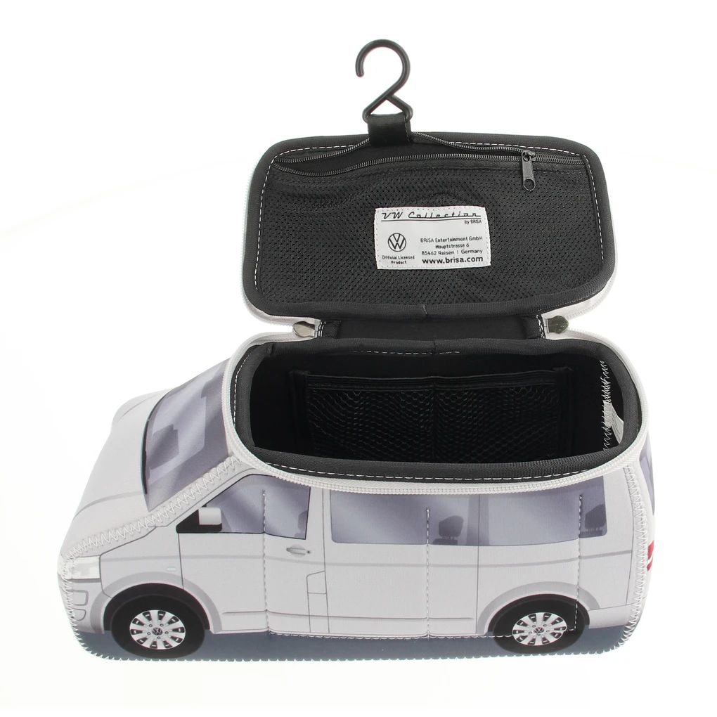 Volkswagen T5 Bus 3D Neopren Universaltasche, Silber