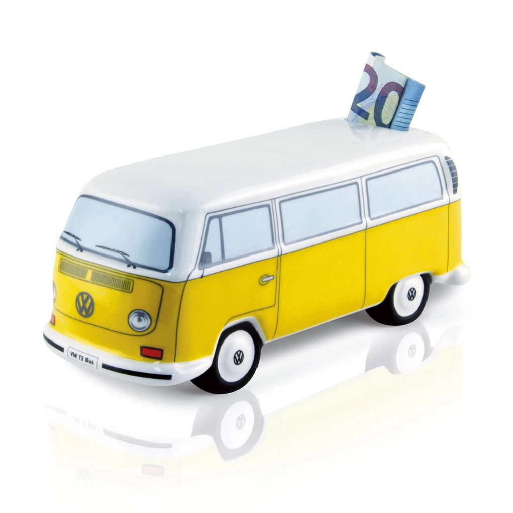 Volkswagen Bulli T2 Spardose orange, 1:22