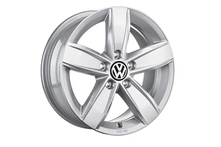 Volkswagen Leichtmetallfelge Corvara 6x16 5/112/43 Brillantsilber
