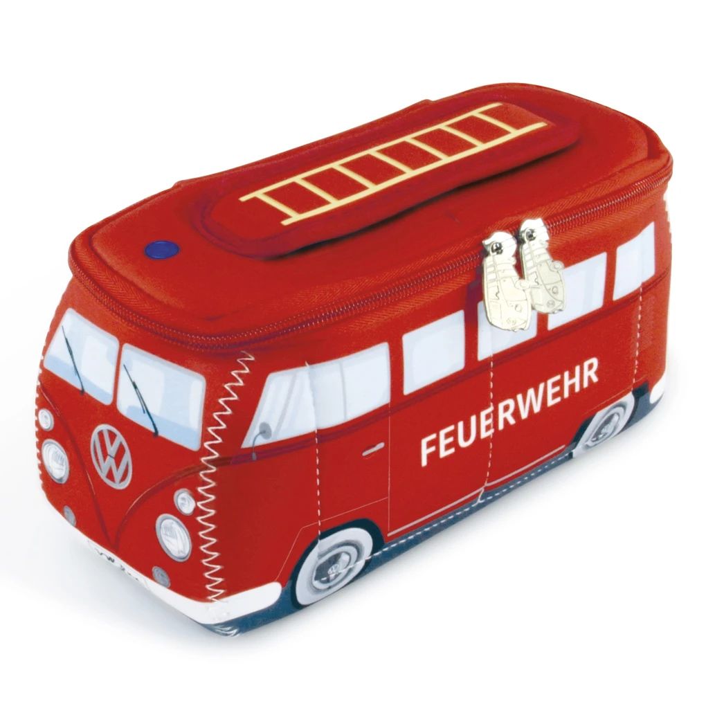 Volkswagen Bulli Neopren Mäppchen klein, Feuerwehr