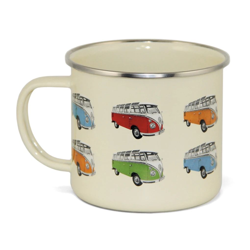 Volkswagen Bulli Emaille-Tasse