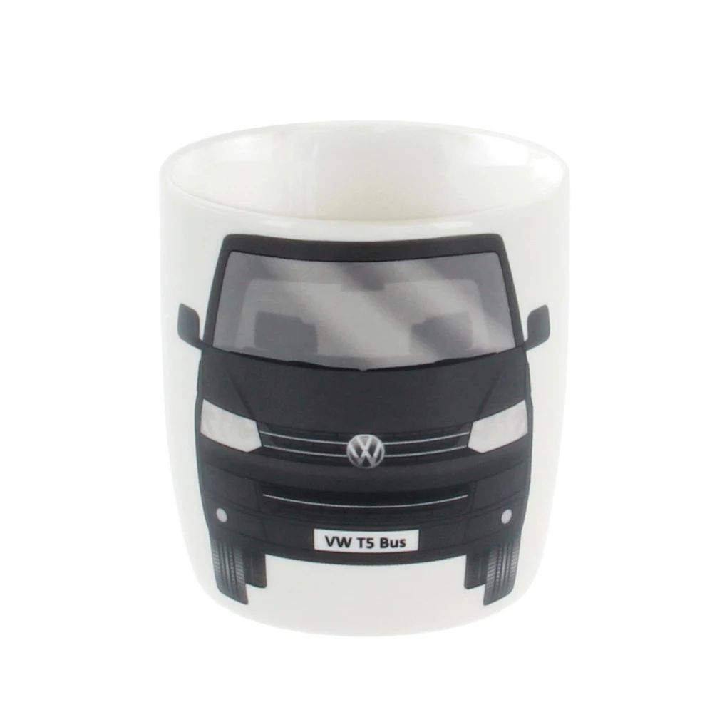 Volkswagen T5 Bus Kaffeetasse 370ml in Geschenkbox - Schwarz