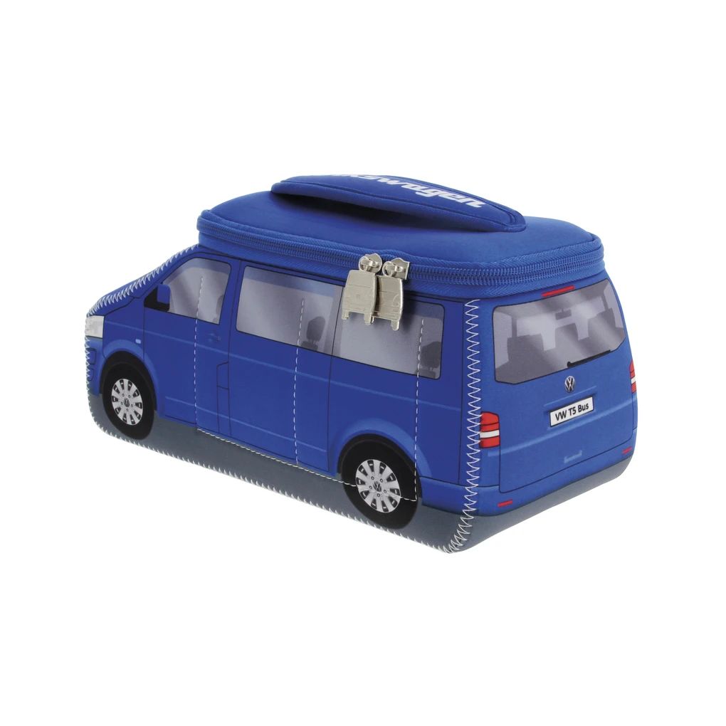 Volkswagen T5 Bus 3D Neopren Universaltasche, Blau
