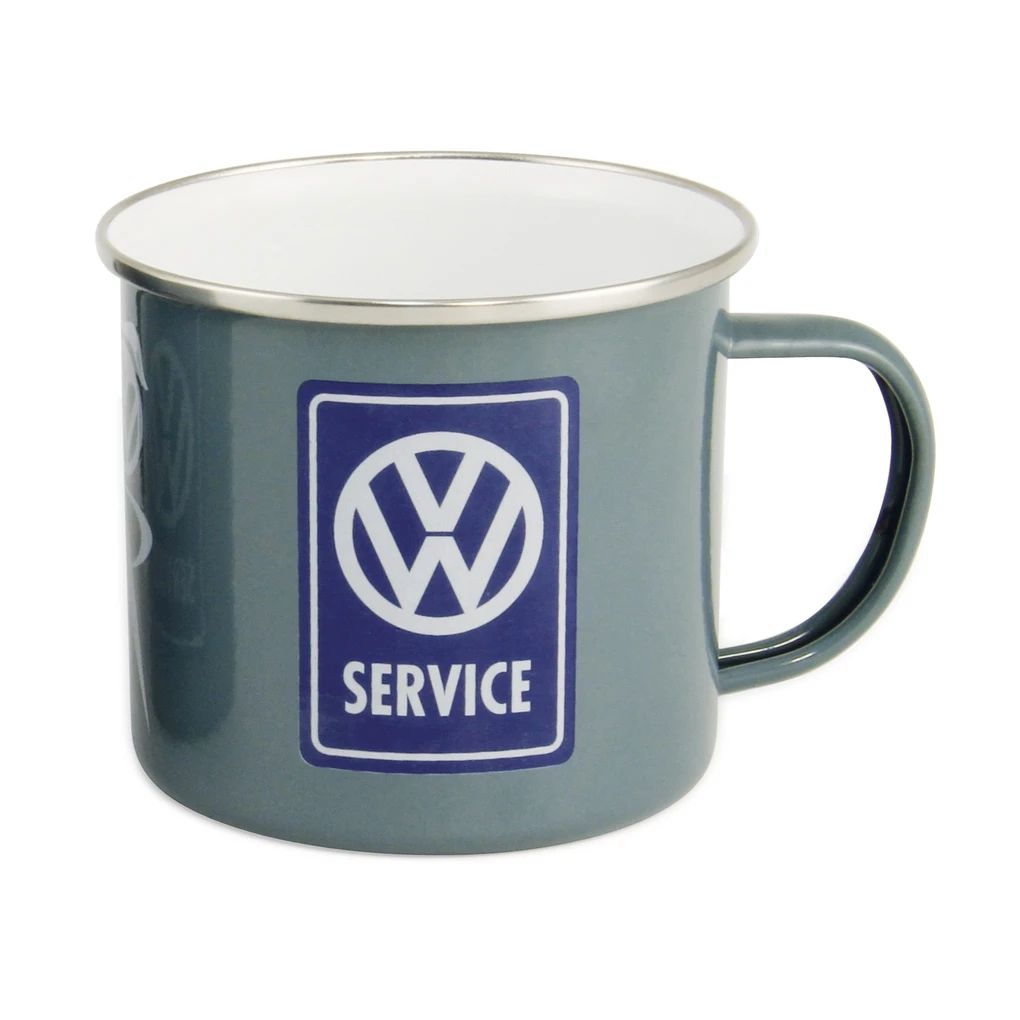 Volkswagen Bulli Kaffeebecher aus Emaille, 500ml