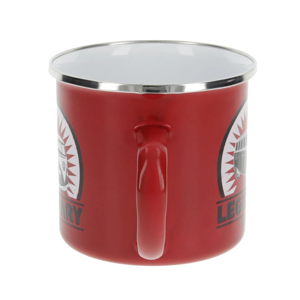 Volkswagen Bulli Kaffeebecher aus Emaille, 500ml