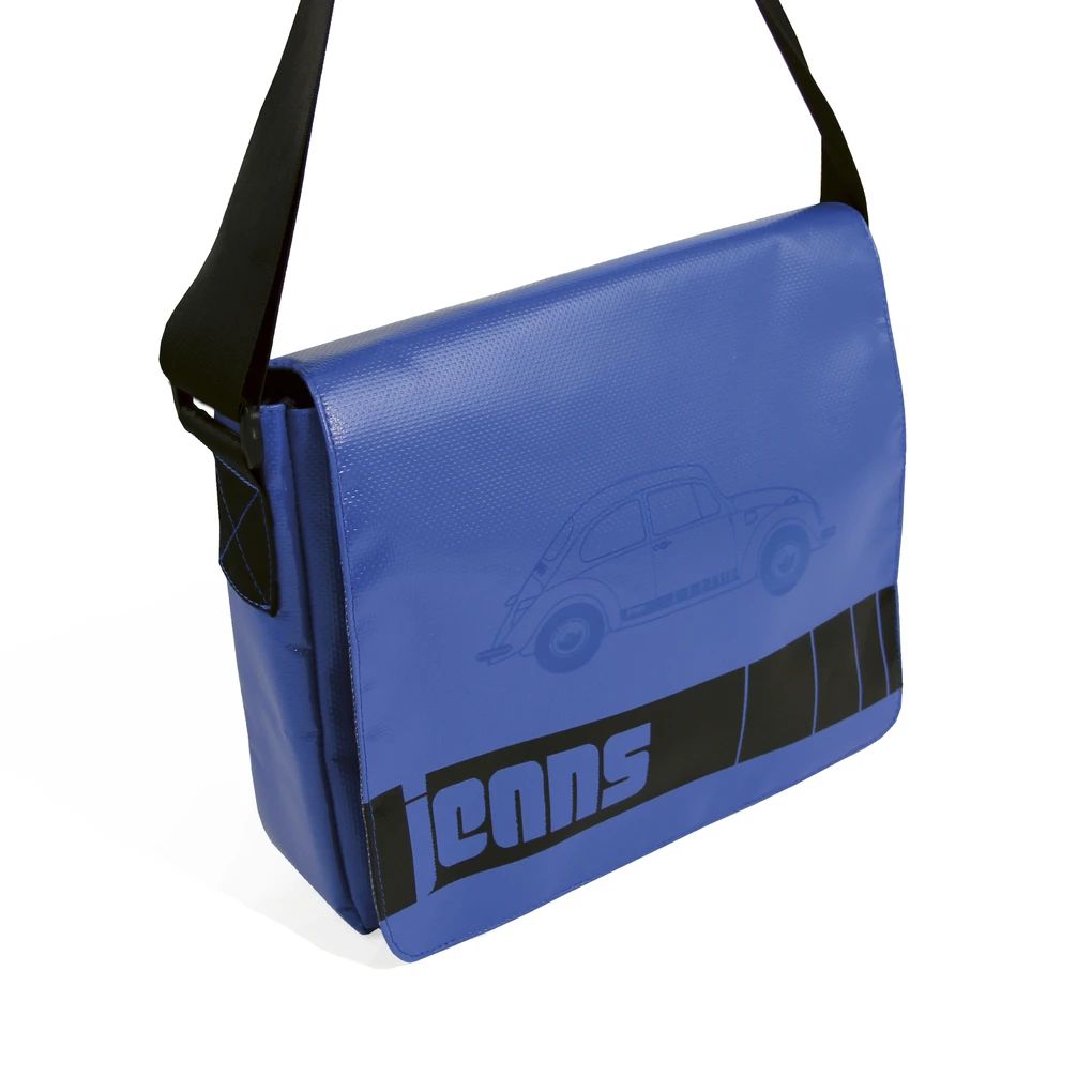 Volkswagen Käfer Schultertasche groß aus LKW-Plane