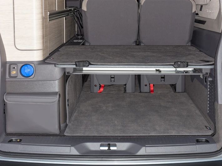 BRANDRUP® Veloursteppich Heckladeraum, Design "Raven", Volkswagen T7 Cali Ocean/Coast