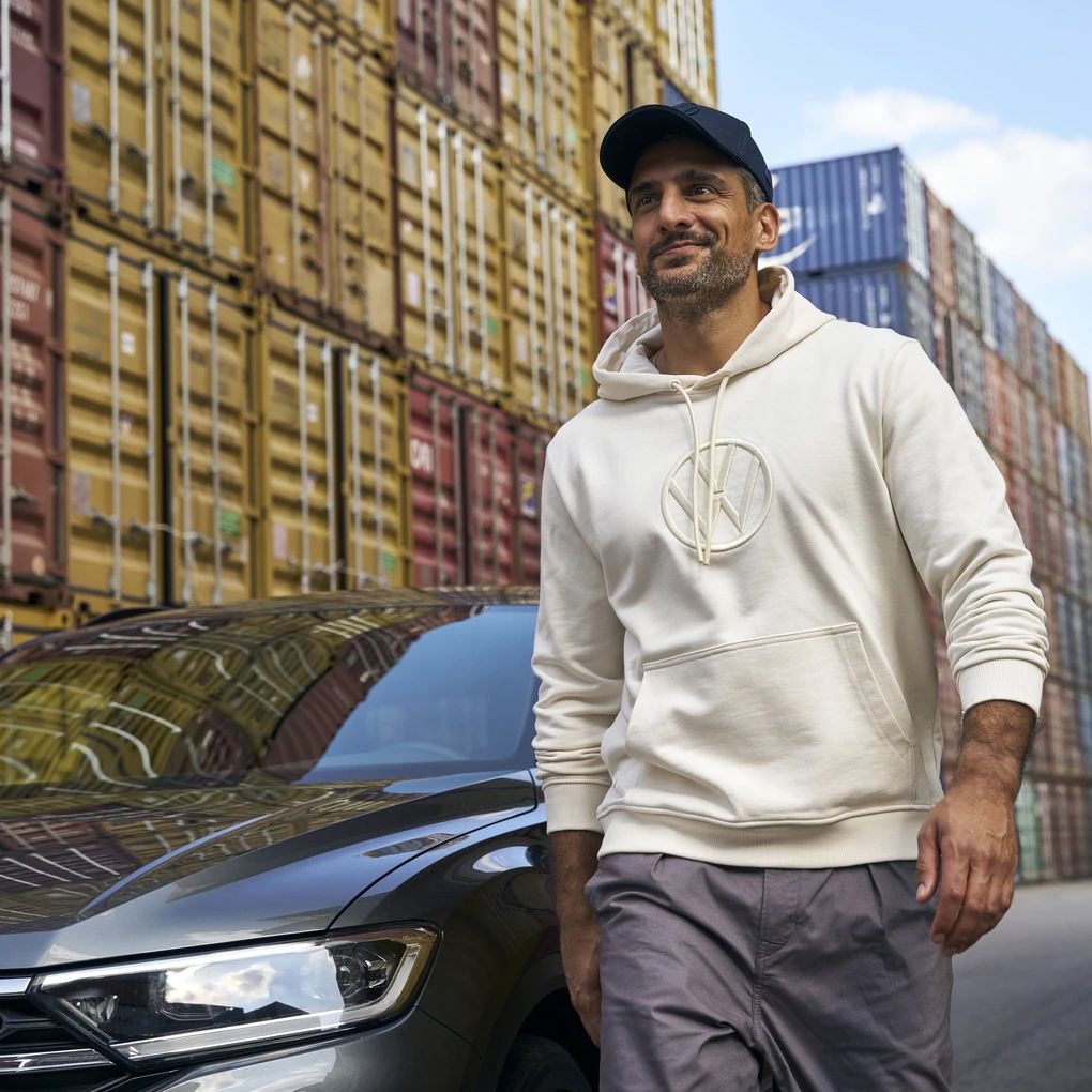 Volkswagen Hoodie Herren Snow White