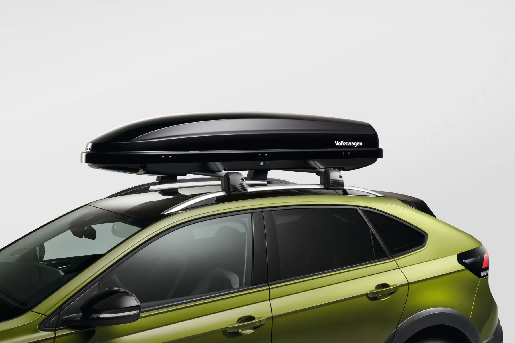 Volkswagen Dachbox Comfort, schwarz hochglanz, 340 Liter