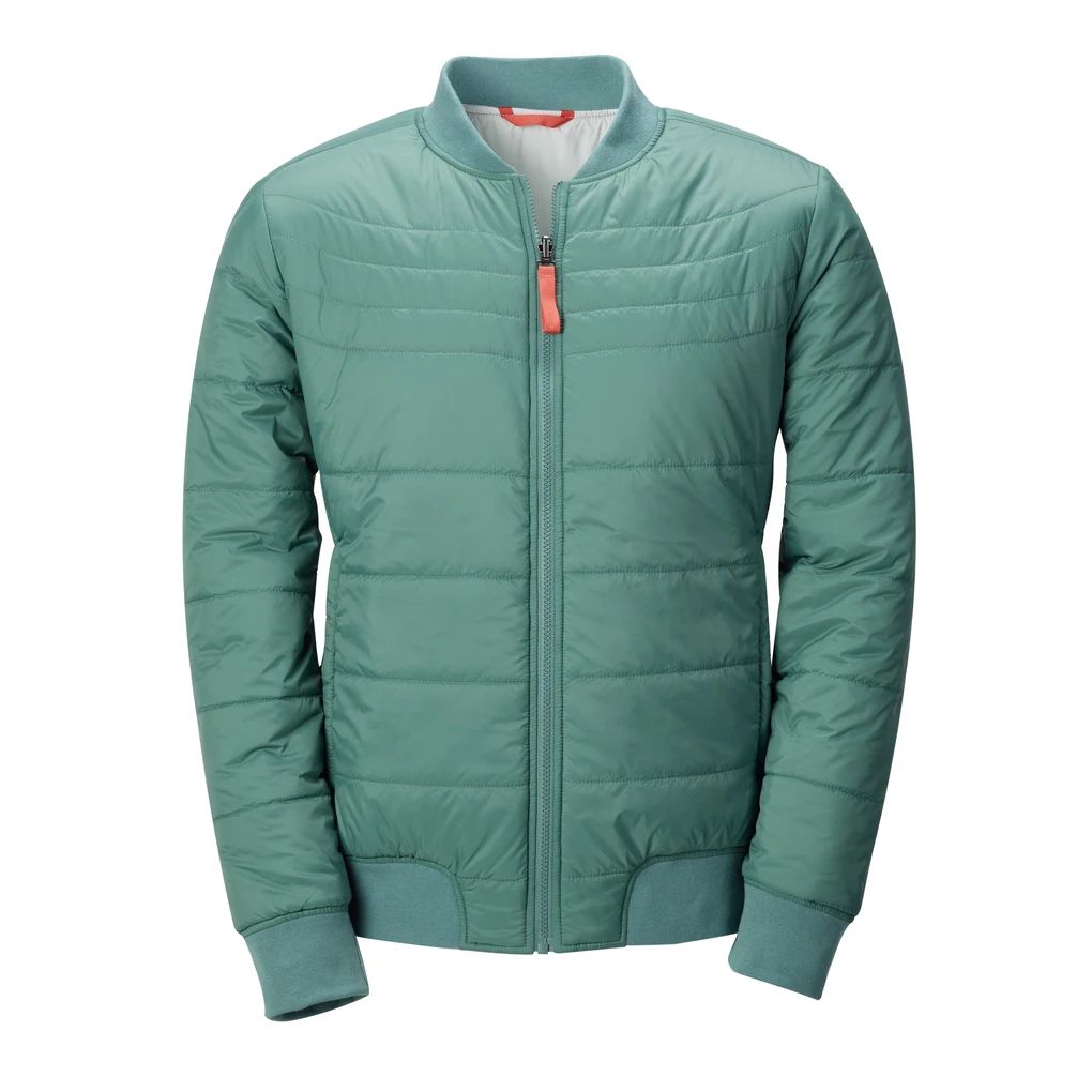 Volkswagen Herren-Wendejacke, petrol/hellgrau