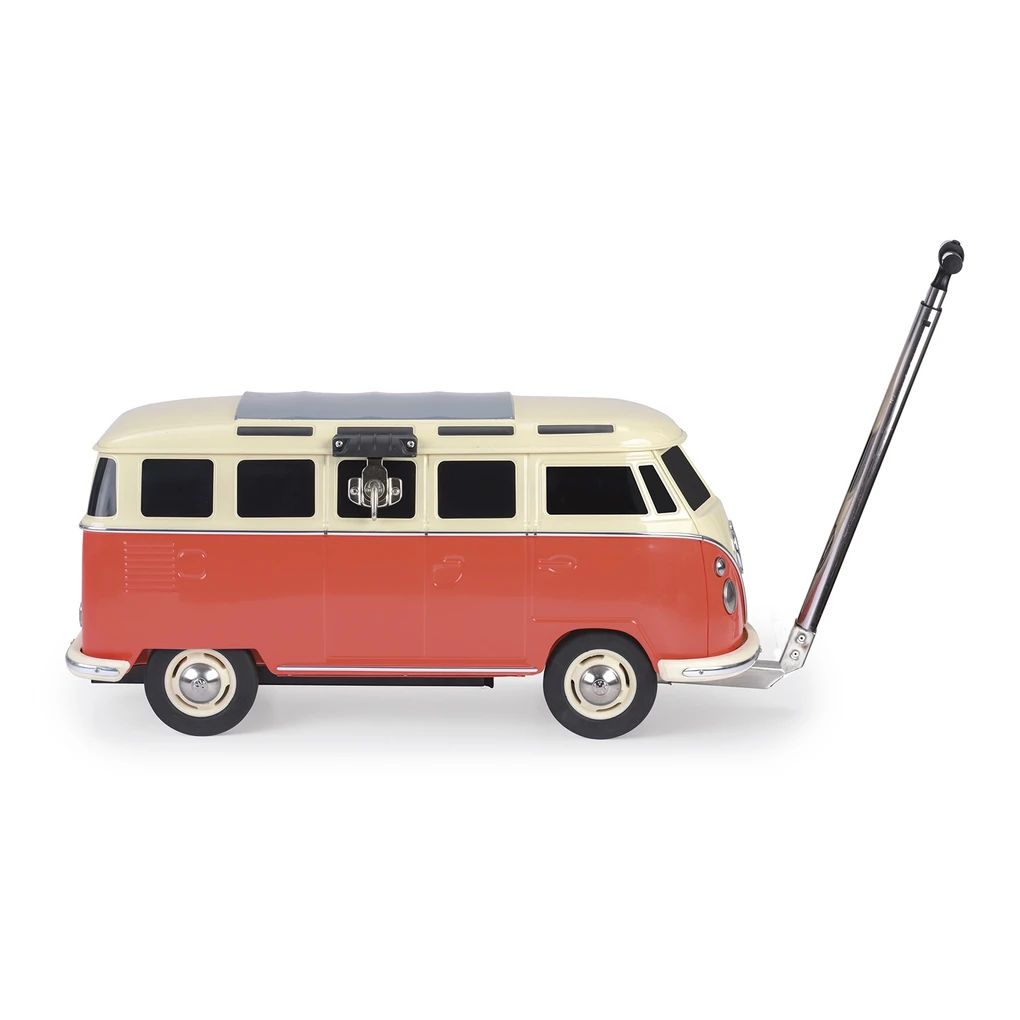 Volkswagen T1 Bus fahrbare Kühlbox - rot