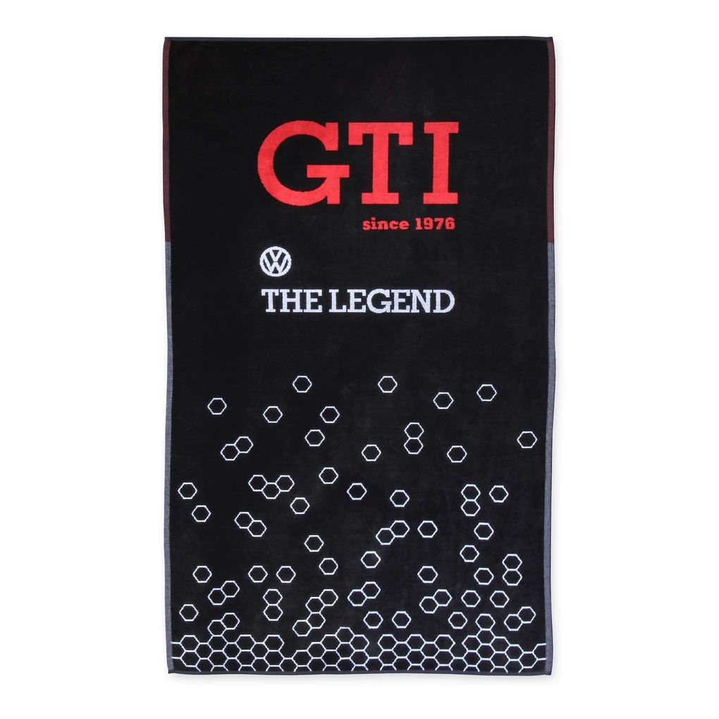 Volkswagen GTI Strandtuch - The Legend, Schwarz