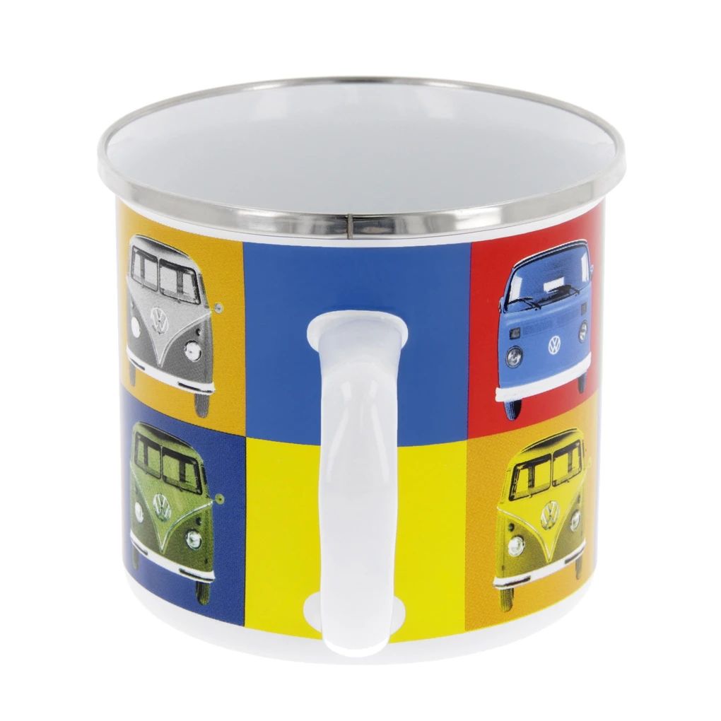 Volkswagen Bulli Emaillebecher-Set
