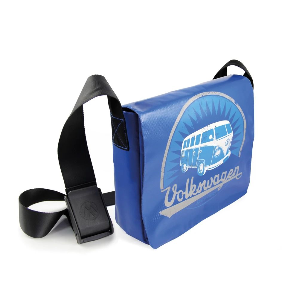 Volkswagen Bulli Schultertasche groß aus LKW-Plane