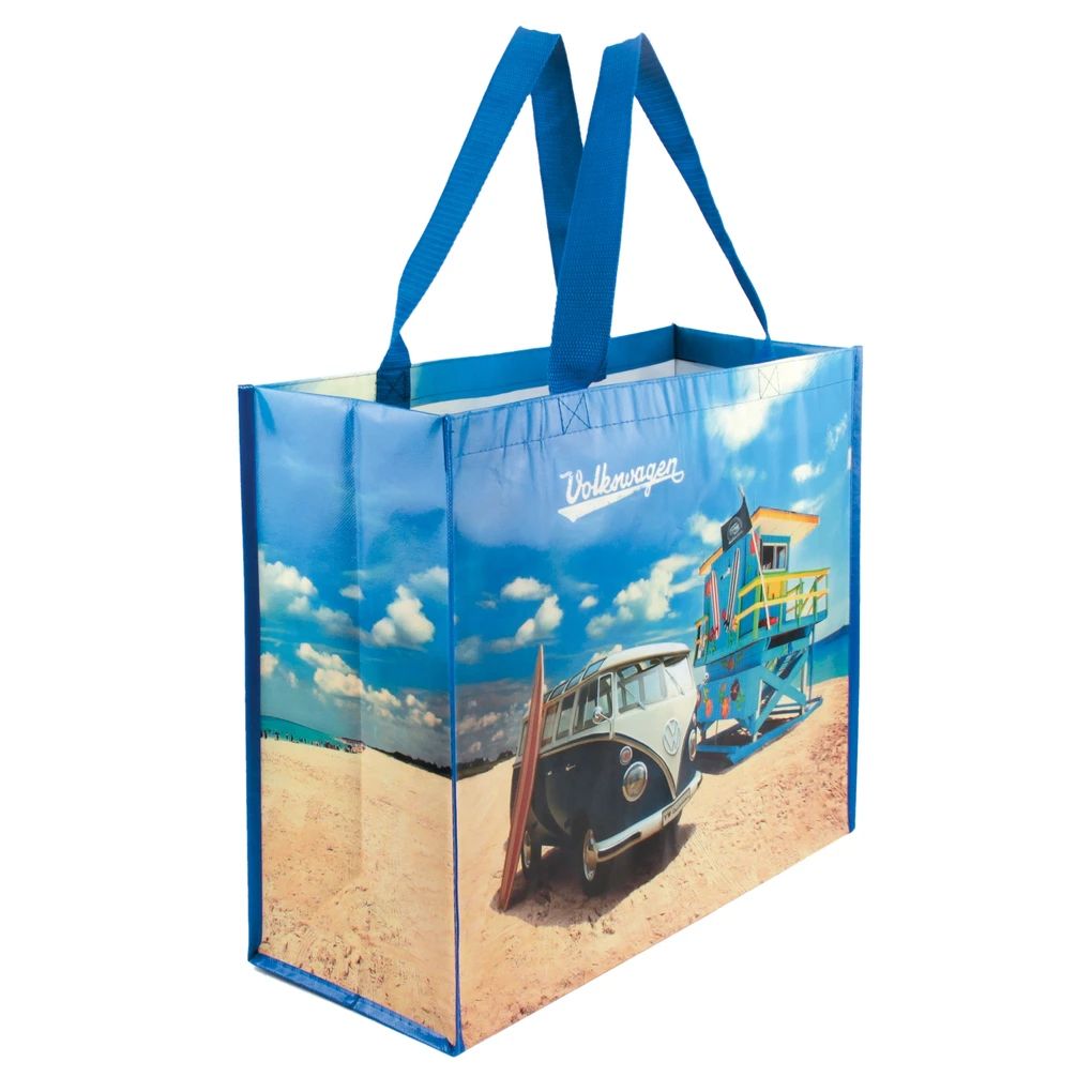 Volkswagen Bulli Shopper Bag groß "Beachlife"