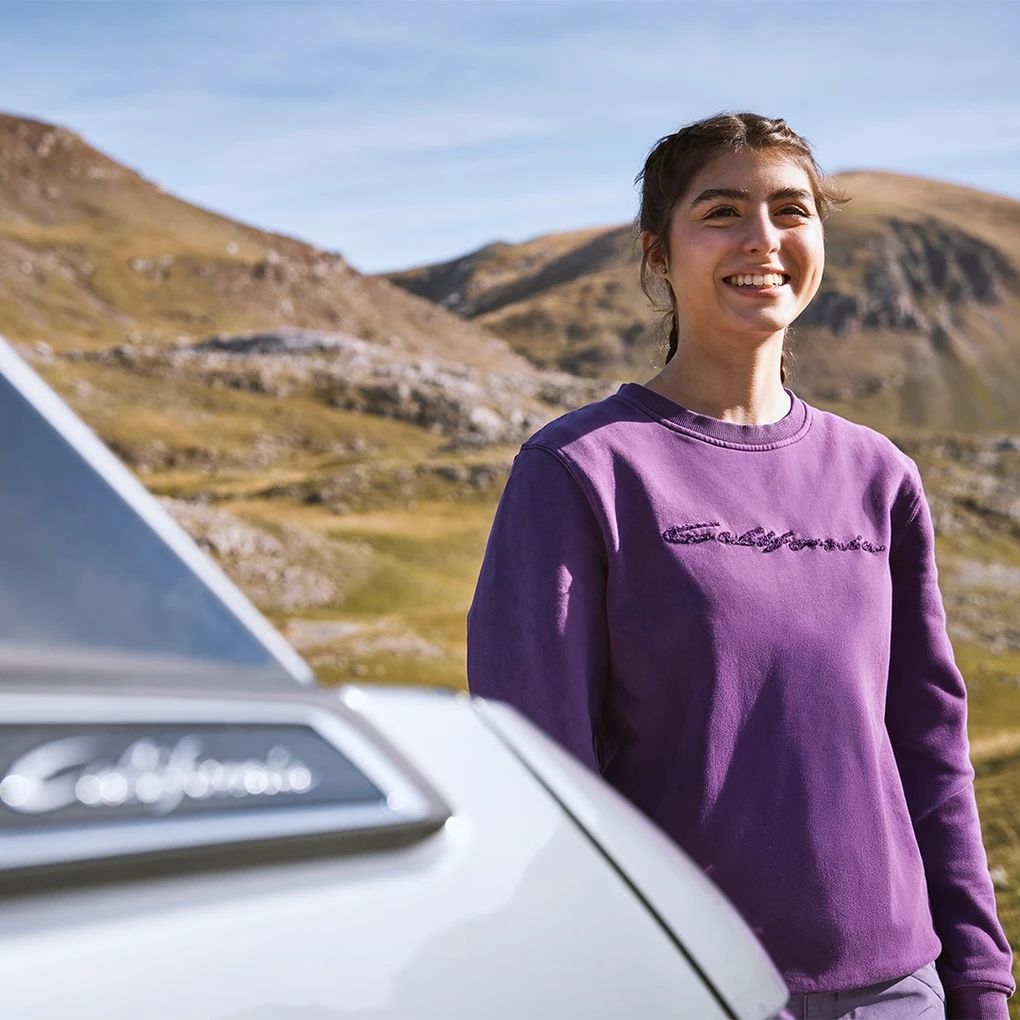 Volkswagen California Sweatshirt Atmospheric Herren Lila