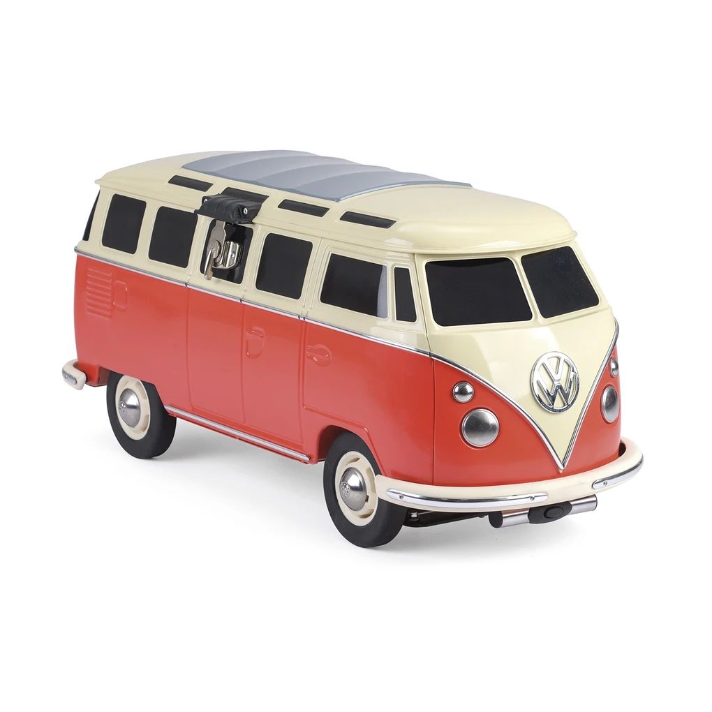 Volkswagen T1 Bus fahrbare Kühlbox - rot