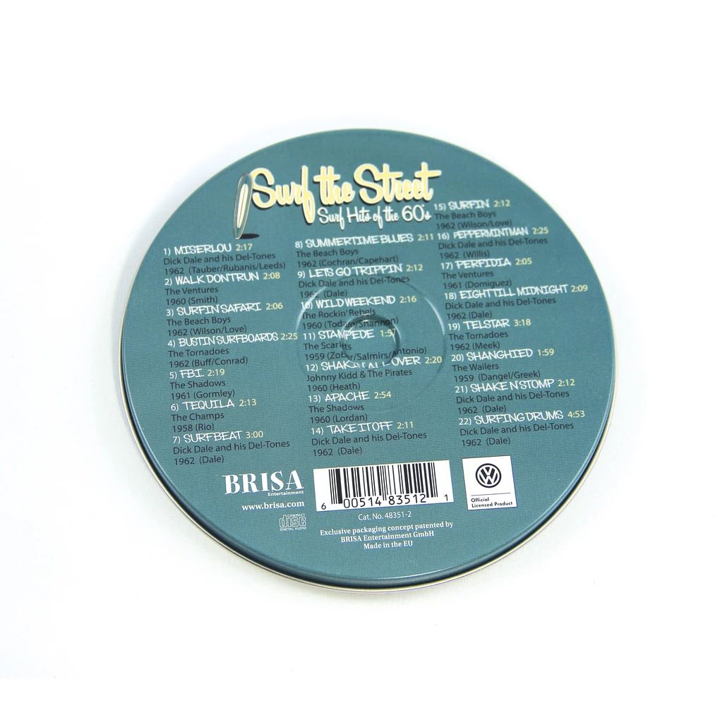 Volkswagen Surf-Hits Musik-CD in Metalldose