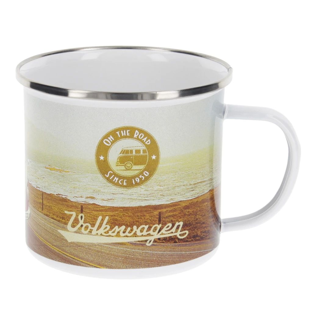 Volkswagen Bulli Emaille-Tasse