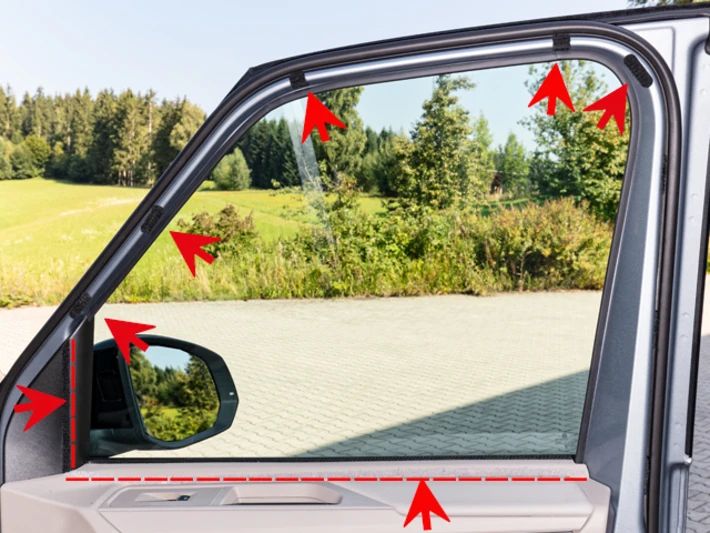 BRANDRUP®  ISOLITE Extreme® Fahrerhausfenster, 5-teilig, Volkswagen T7